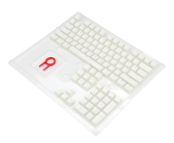 REDRAGON PBT Doubleshot keycaps (białe) A130 White - 1247527 - zdjęcie 1